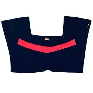 Lucy | Black Pink Powermax Capri Legging, Medium